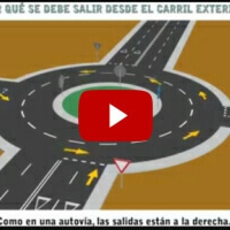 <<< Vídeo de cómo tomar una rotonda