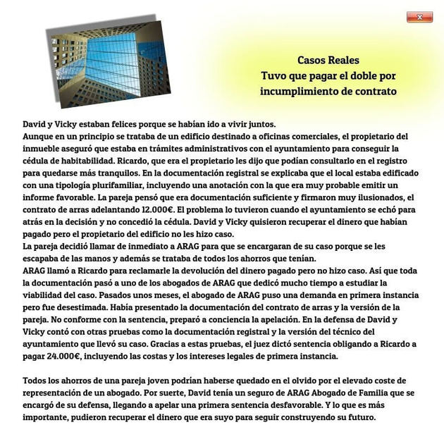 Le pagaron el doble por incumplimiento de contrato