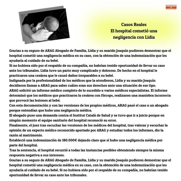 Negligencia en un parto